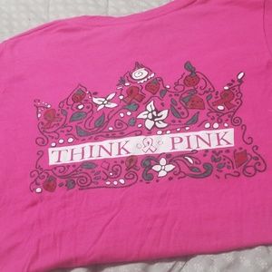 Zeta Tau Alpha think pink tshirt